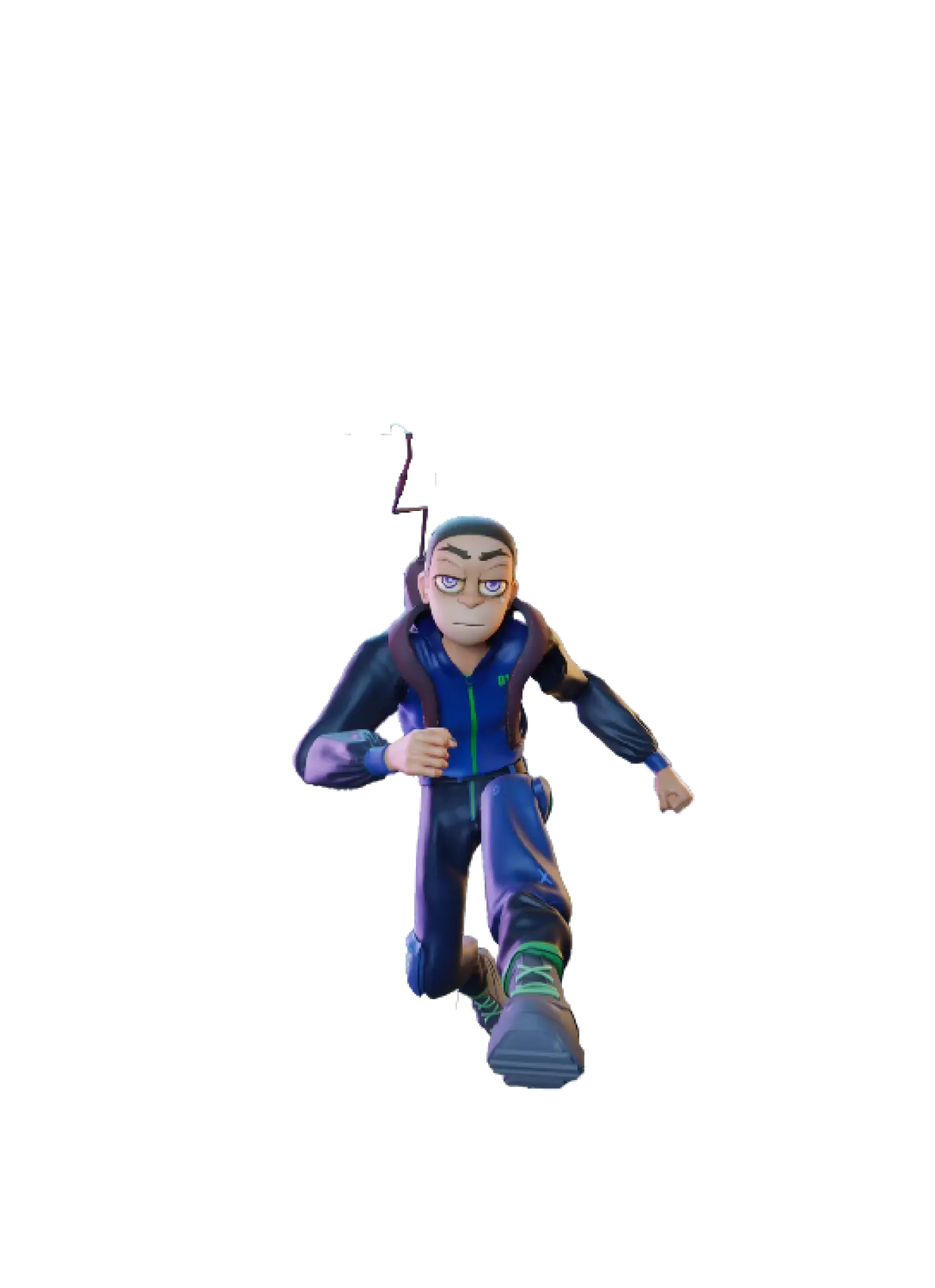 CRYPTO RUN front layer character art from Rekt Games