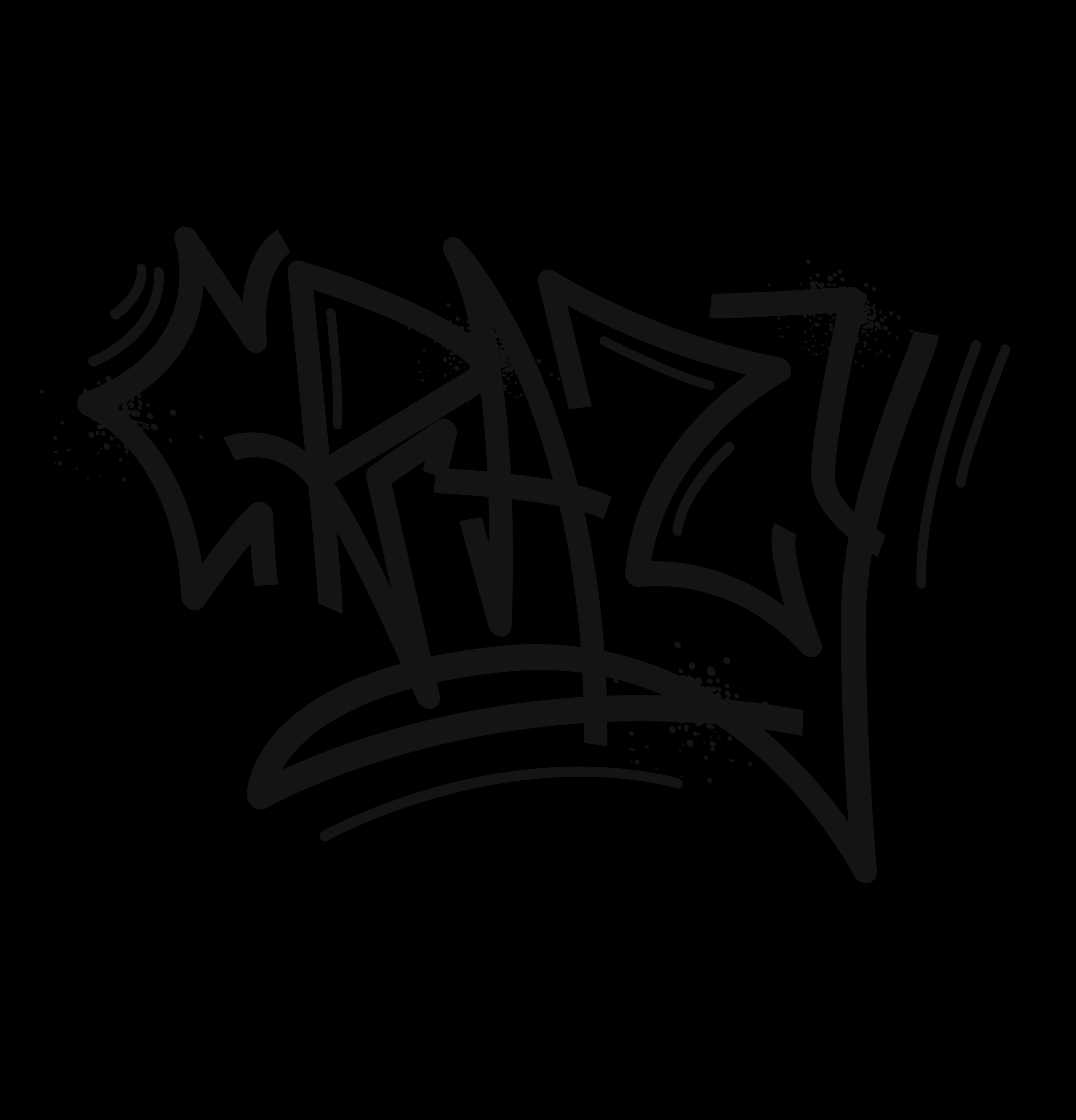 Rekt Games graffiti style background for Spludge Wars