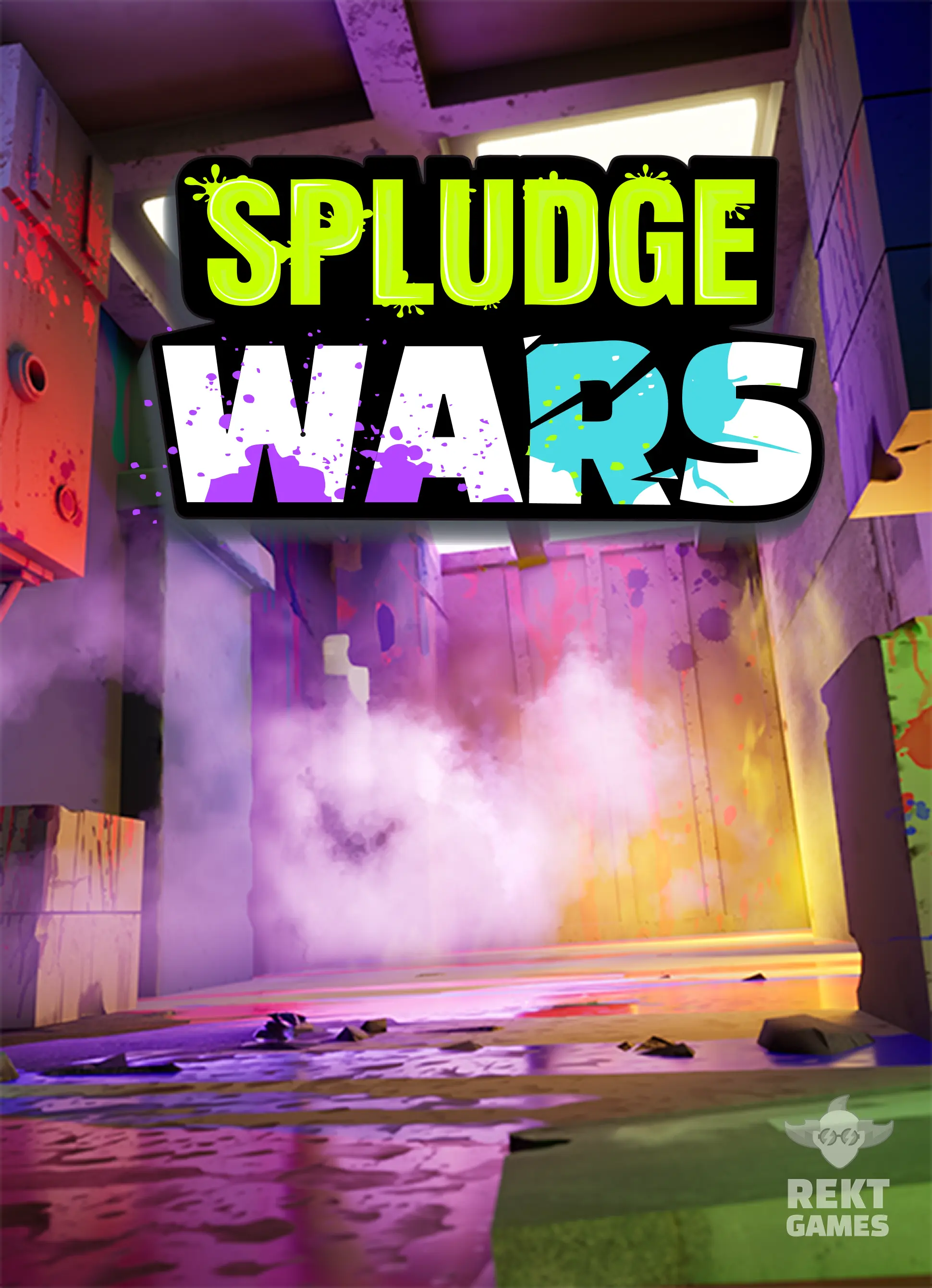 SPLUDGE WARS background artwork from Rekt Games